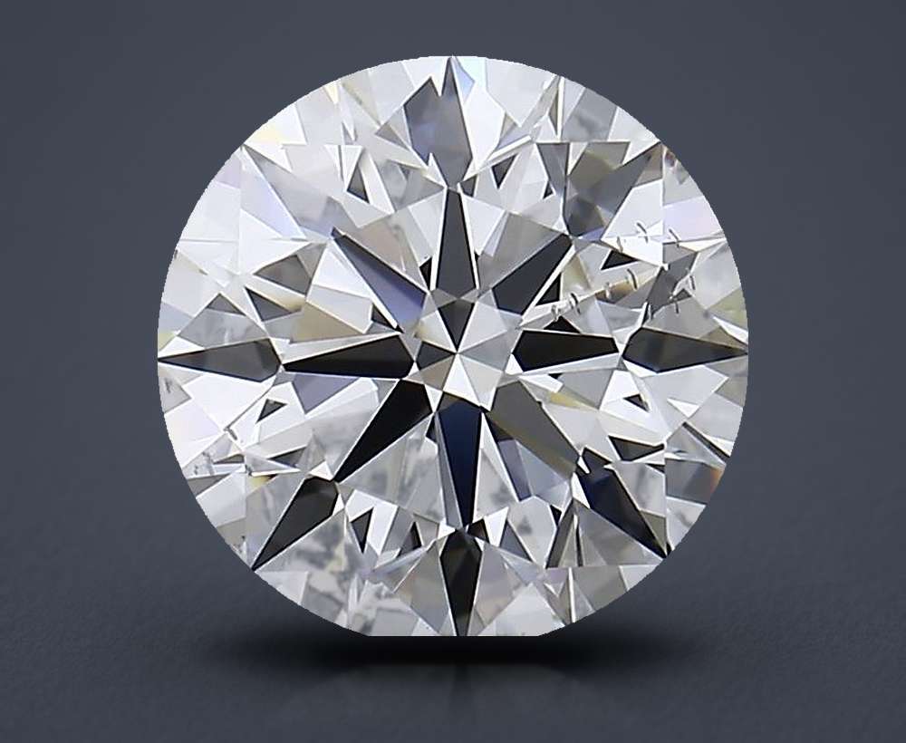 4.02ct F SI1 Rare Carat Ideal Cut Round Lab Grown Diamond