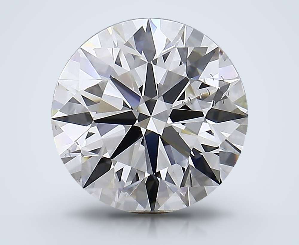 4.02ct F SI1 Rare Carat Ideal Cut Round Lab Grown Diamond