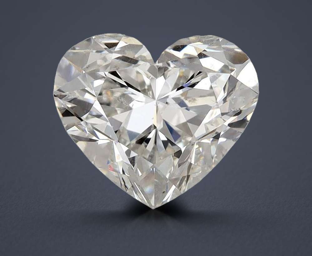 0.91ct H SI2 Rare Carat Ideal Cut Heart Diamond