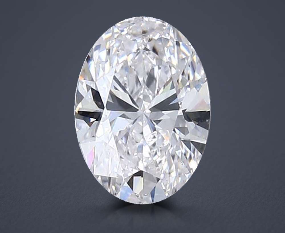 1.03ct E VS1 Rare Carat Ideal Cut Oval Lab Grown Diamond