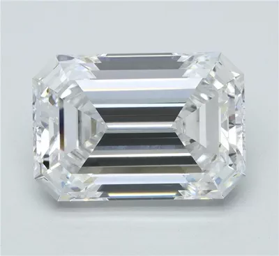 6.83ct E VS1 Rare Carat Ideal Cut Emerald Lab Grown Diamond