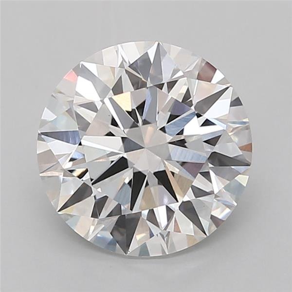 3.03ct F VVS2 Rare Carat Ideal Cut Round Lab Grown Diamond