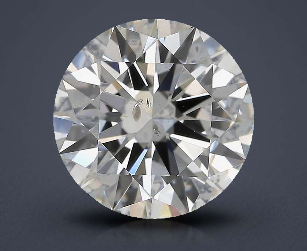 3.80ct H SI2 Excellent Cut Round Diamond