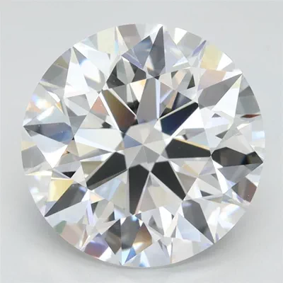 3.48ct D IF Rare Carat Ideal Cut Round Lab Grown Diamond