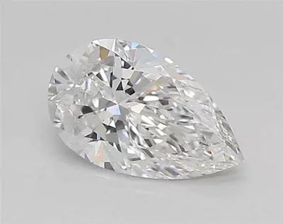0.85ct D VVS1 Rare Carat Ideal Cut Pear Lab Grown Diamond