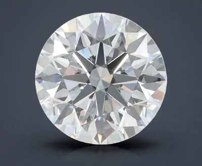 4.44ct D FL Rare Carat Ideal Cut Round Lab Grown Diamond
