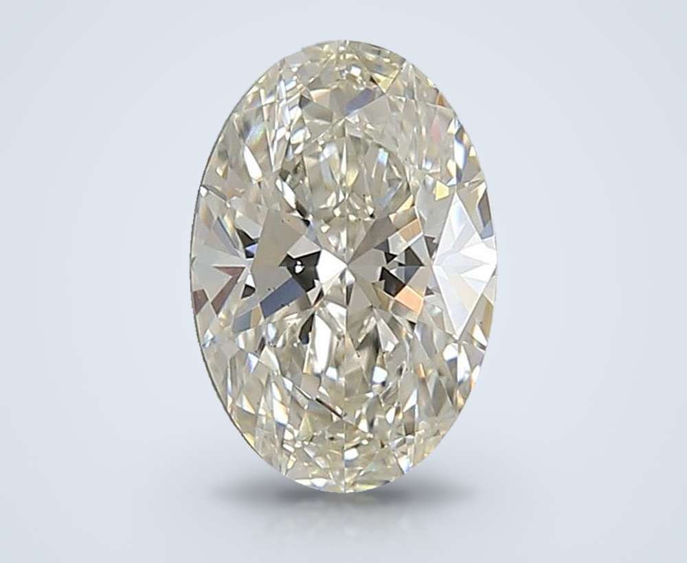 1.59ct G VS2 Rare Carat Ideal Cut Oval Lab Grown Diamond
