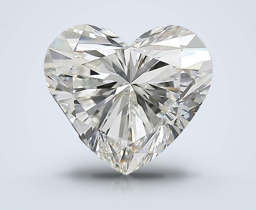 3.51ct I VS1 Rare Carat Ideal Cut Heart Diamond