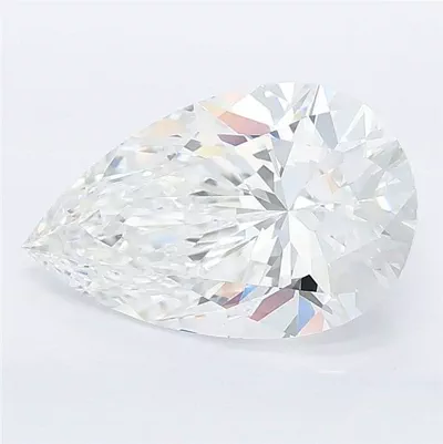 2.59ct E VVS2 Very Good Cut Pear Lab Grown Diamond