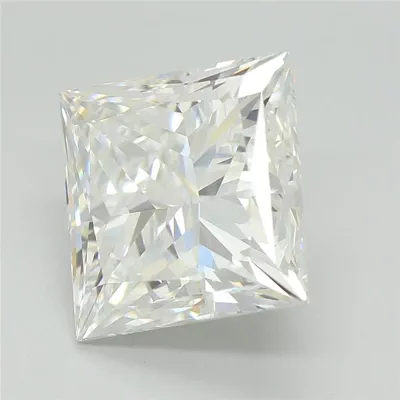 4.08ct E VVS2 Rare Carat Ideal Cut Princess Lab Grown Diamond