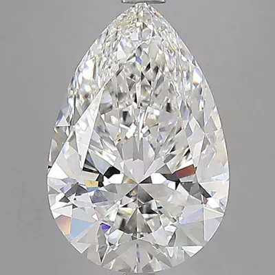 10.08ct F VS1 Rare Carat Ideal Cut Pear Lab Grown Diamond
