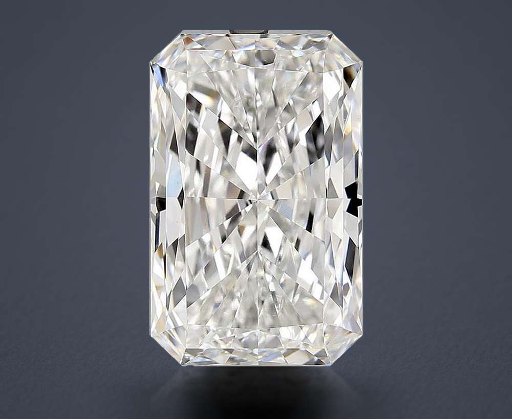 10.67ct F VVS2 Rare Carat Ideal Cut Radiant Lab Grown Diamond