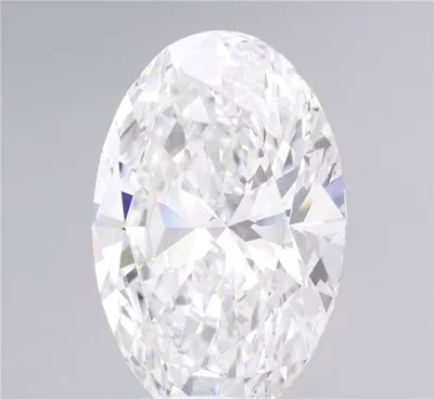 18.23ct F VS1 Rare Carat Ideal Cut Oval Lab Grown Diamond