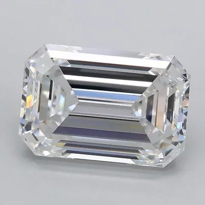2.06ct D VS1 Rare Carat Ideal Cut Emerald Lab Grown Diamond