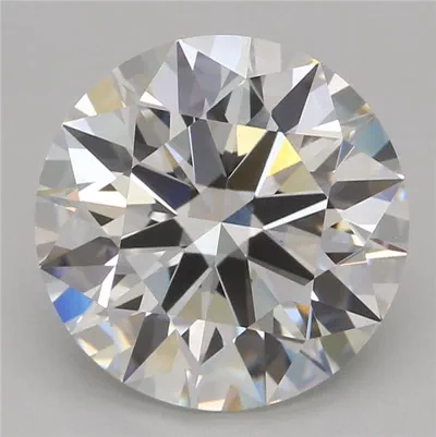3.05ct E VVS2 Rare Carat Ideal Cut Round Lab Grown Diamond