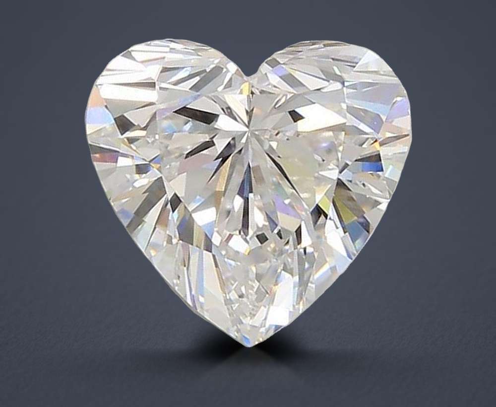 4.06ct D VS1 Rare Carat Ideal Cut Heart Lab Grown Diamond