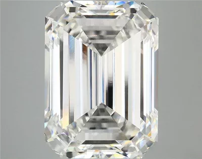 12.58ct F VVS2 Rare Carat Ideal Cut Emerald Lab Grown Diamond