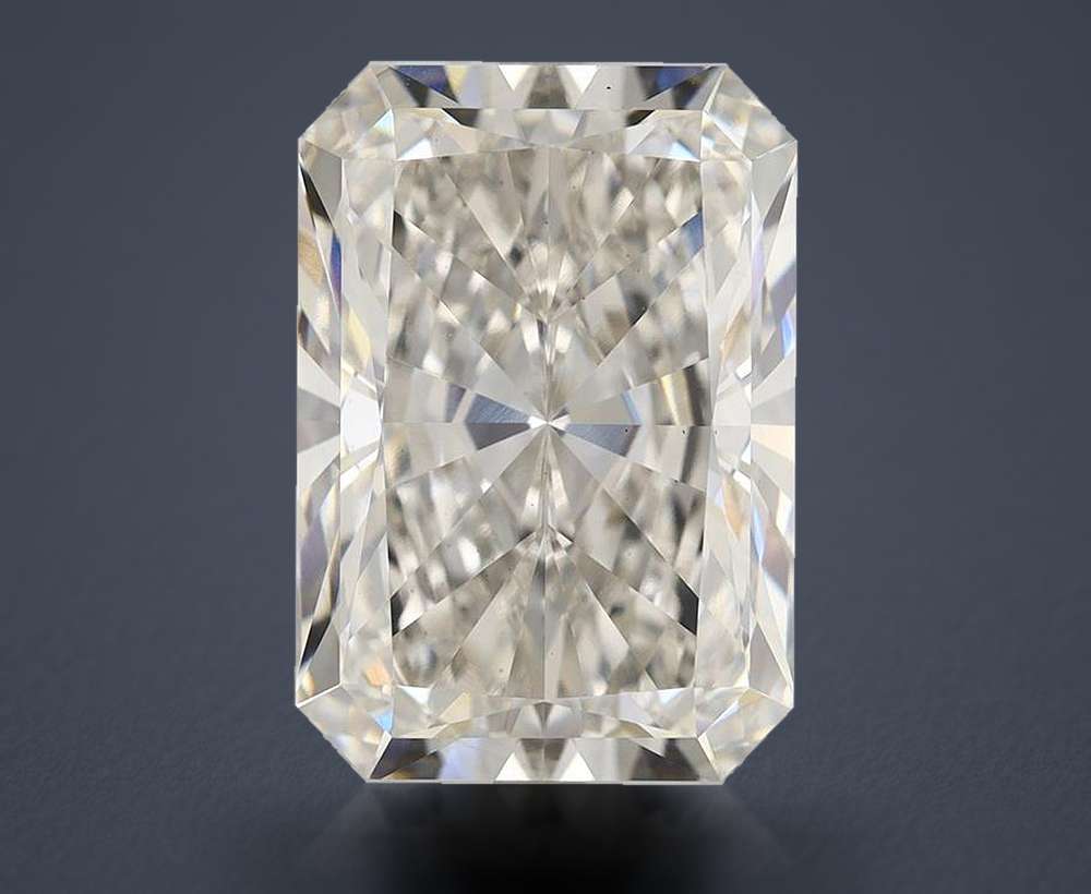 11.23ct G VS1 Rare Carat Ideal Cut Radiant Lab Grown Diamond