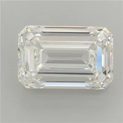 14.13ct F VVS2 Rare Carat Ideal Cut Emerald Lab Grown Diamond
