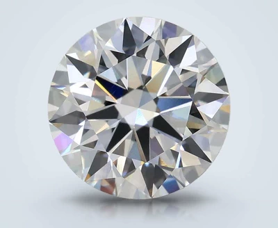 3.09ct E VVS2 Rare Carat Ideal Cut Round Lab Grown Diamond