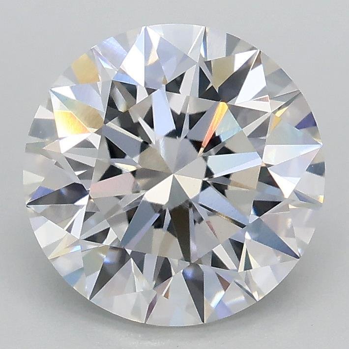 2.04ct D VVS2 Rare Carat Ideal Cut Round Lab Grown Diamond