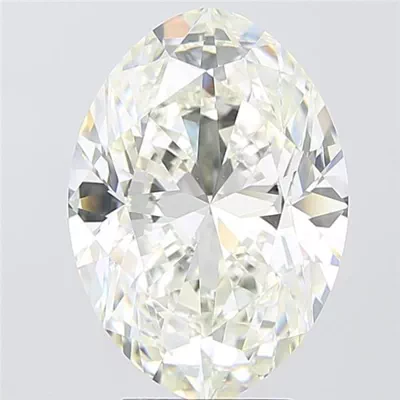 5.01ct K VS2 Rare Carat Ideal Cut Oval Diamond