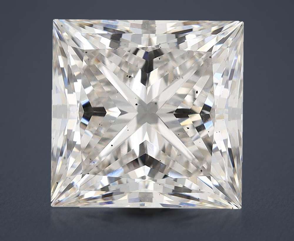 8.03ct H SI1 Rare Carat Ideal Cut Princess Lab Grown Diamond