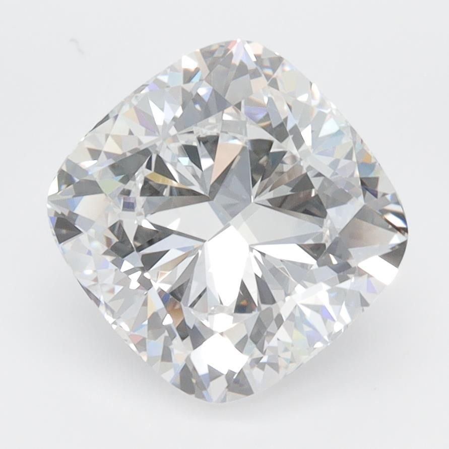 3.26ct D VVS1 Rare Carat Ideal Cut Cushion Lab Grown Diamond