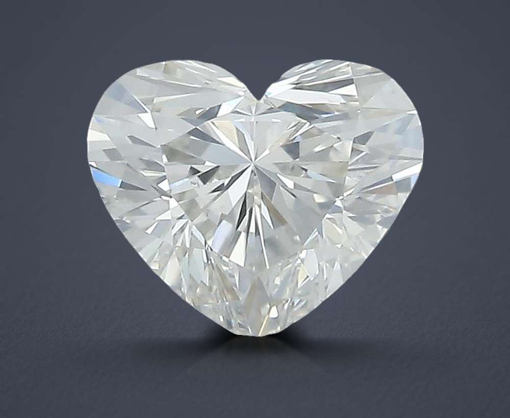 0.64ct G SI2 Rare Carat Ideal Cut Heart Diamond
