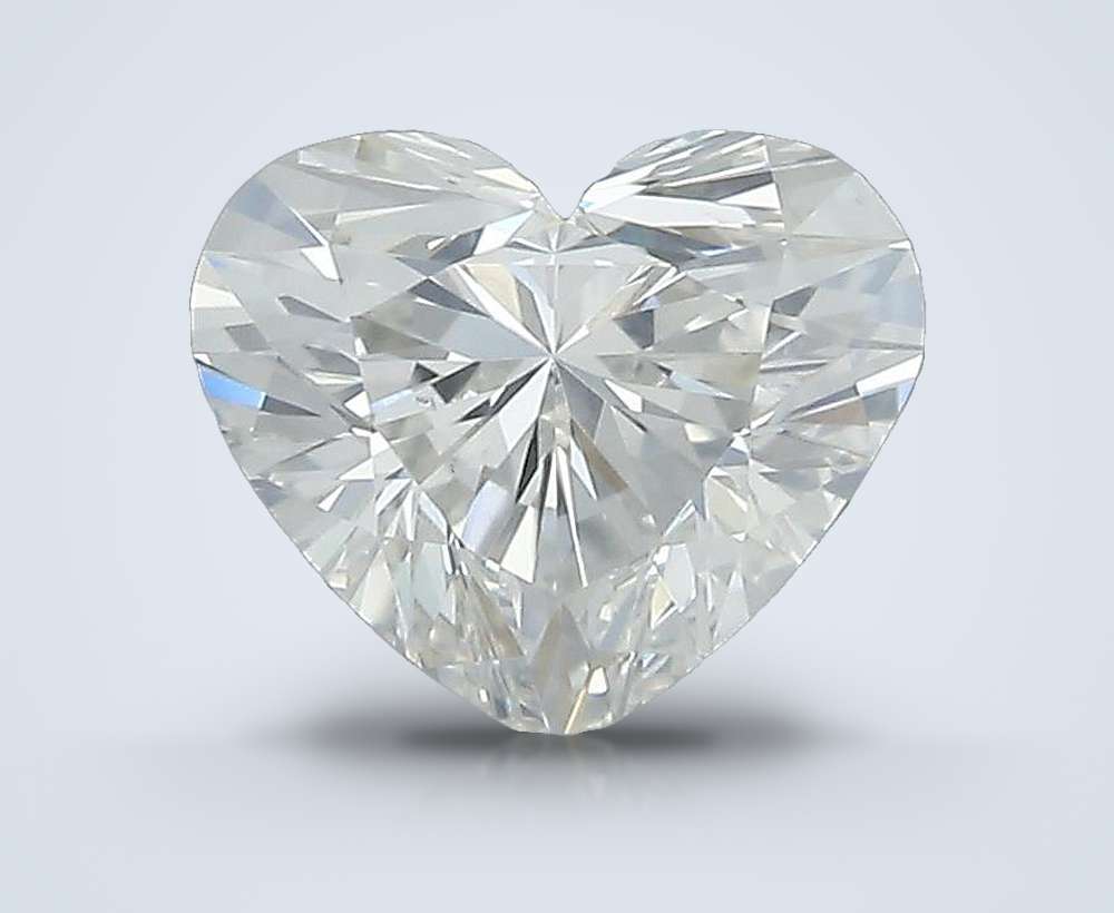 0.64ct G SI2 Rare Carat Ideal Cut Heart Diamond