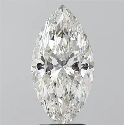 3.03ct G SI2 Rare Carat Ideal Cut Marquise Diamond