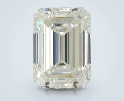 4.51ct F VS1 Rare Carat Ideal Cut Emerald Lab Grown Diamond