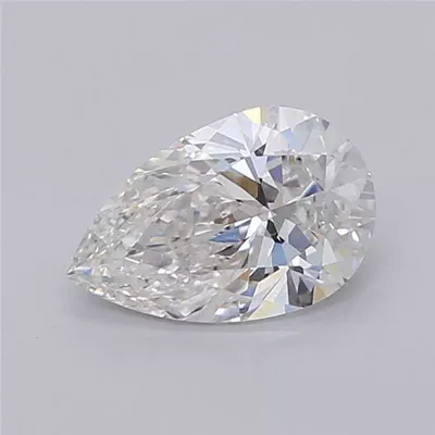 1.25ct F VVS2 Rare Carat Ideal Cut Pear Lab Grown Diamond