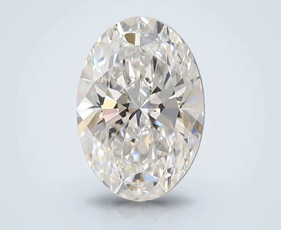 3.37ct D VS1 Rare Carat Ideal Cut Oval Lab Grown Diamond