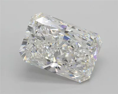 5.01ct F VS1 Rare Carat Ideal Cut Radiant Lab Grown Diamond