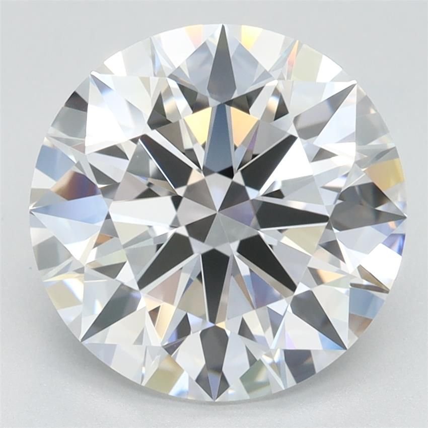 3.64ct D VVS1 Rare Carat Ideal Cut Round Lab Grown Diamond