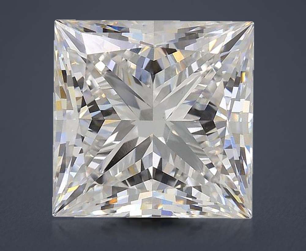11.43ct F VS1 Rare Carat Ideal Cut Princess Lab Grown Diamond
