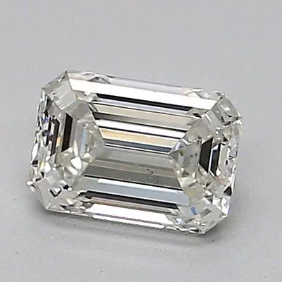 0.52ct I VS2 Rare Carat Ideal Cut Emerald Diamond