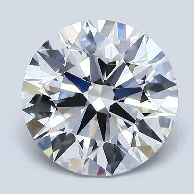 2.37ct E VVS2 Rare Carat Ideal Cut Round Diamond