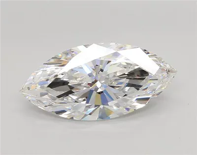 5.03ct F VVS2 Rare Carat Ideal Cut Marquise Lab Grown Diamond
