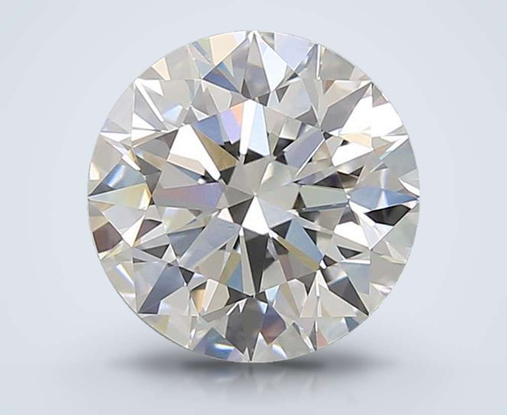 3.04ct E VVS1 Rare Carat Ideal Cut Round Lab Grown Diamond