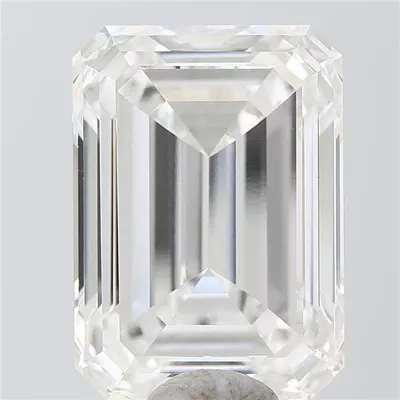 20.03ct F VVS2 Rare Carat Ideal Cut Emerald Lab Grown Diamond