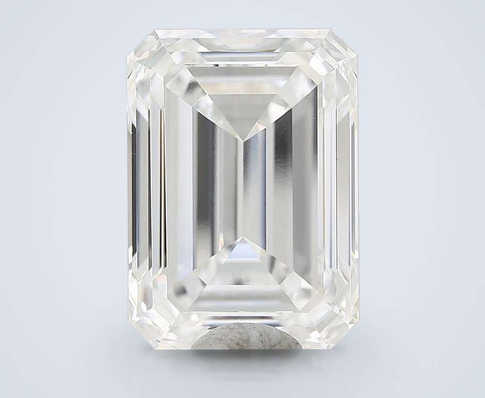 20.03ct F VVS2 Rare Carat Ideal Cut Emerald Lab Grown Diamond