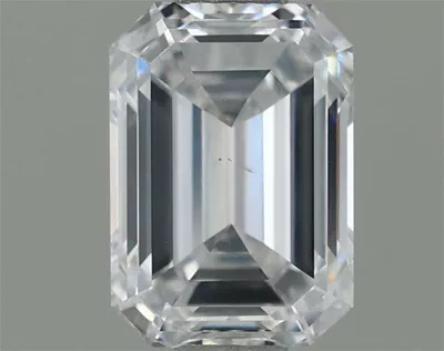 0.80ct F SI1 Very Good Cut Emerald Diamond