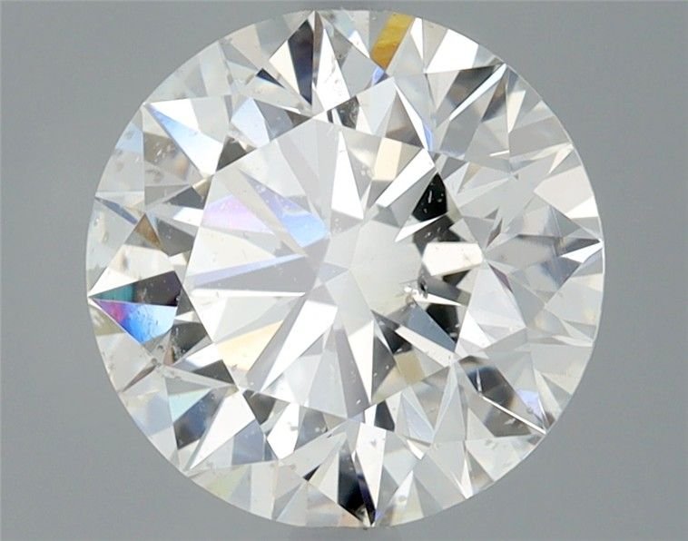 2.12ct I SI2 Rare Carat Ideal Cut Round Diamond