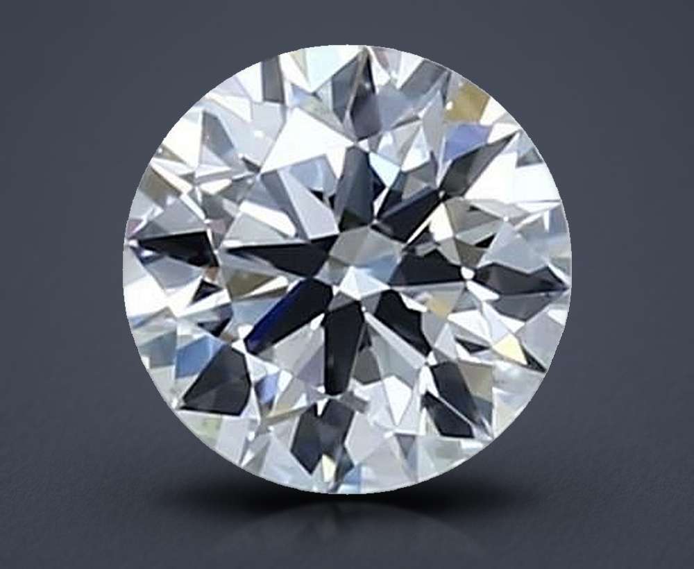 0.59ct G VVS1 Rare Carat Ideal Cut Round Diamond