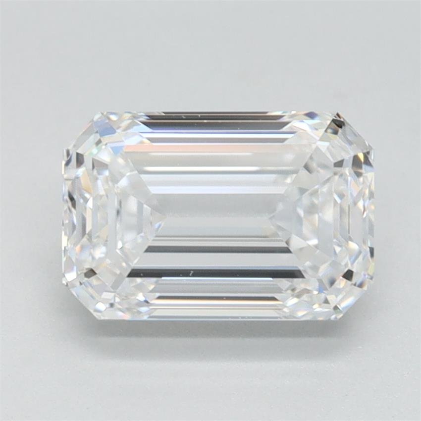 1.59ct F VVS2 Very Good Cut Emerald Lab Grown Diamond