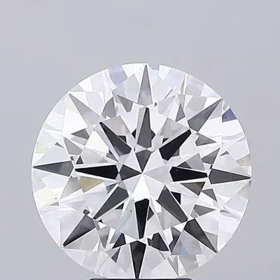 6.03ct F VVS1 Excellent Cut Round Lab Grown Diamond