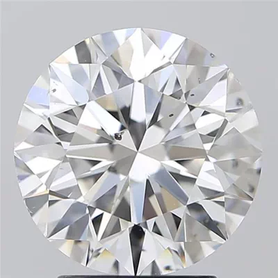 3.01ct F SI1 Rare Carat Ideal Cut Round Diamond