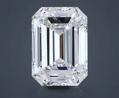3.01ct E VS2 Rare Carat Ideal Cut Emerald Diamond